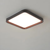 Living Room Simple Rectangular LED Flush Mount Light Image - 15