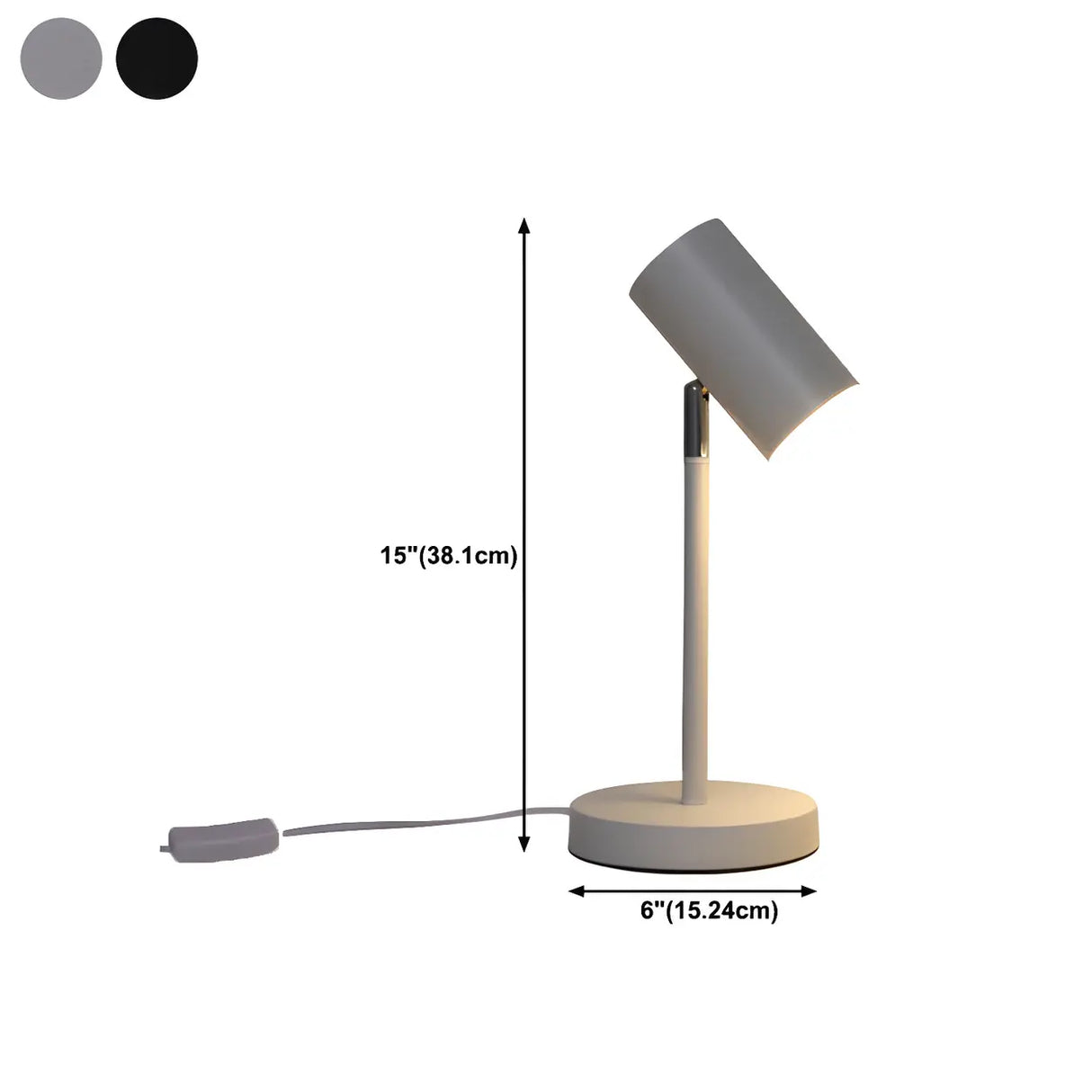 Living Room Small Simple Geometric Metal LED Table Lamp 