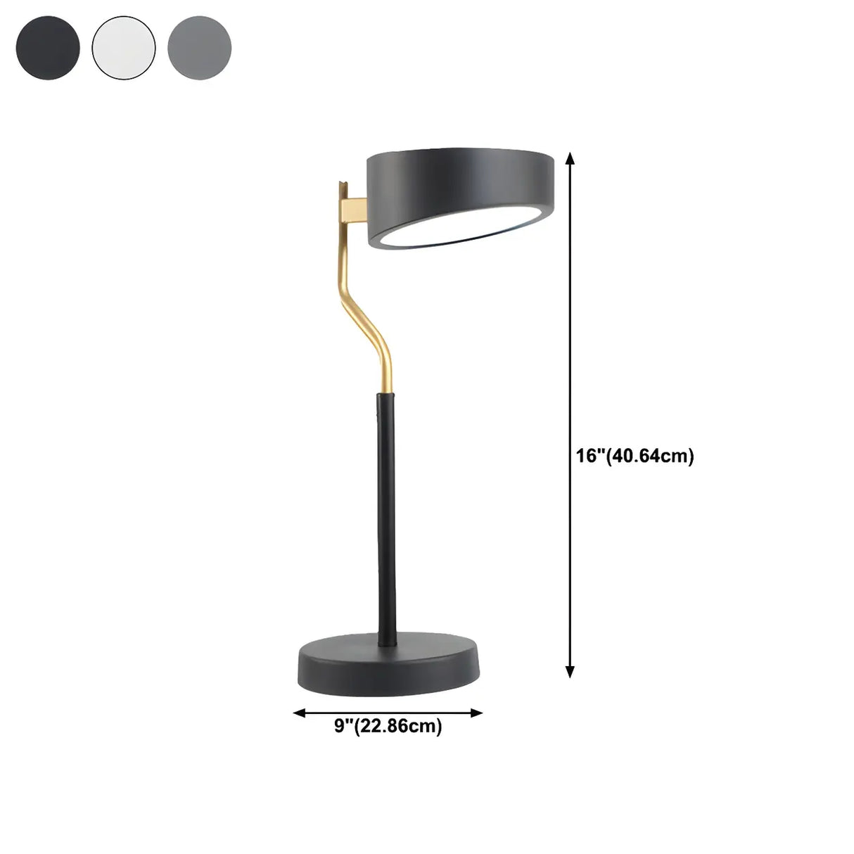 Living Room Small Simple Geometric Metal LED Table Lamp Image - 22