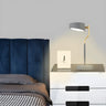 Living Room Small Simple Geometric Metal LED Table Lamp Image - 3