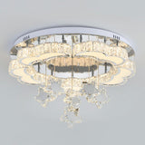 Living Room Star Crystal Semi-Flush Mount Ceiling Light Image - 11