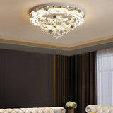 Living Room Star Crystal Semi-Flush Mount Ceiling Light Image - 4