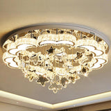 Living Room Star Crystal Semi-Flush Mount Ceiling Light Image - 7