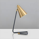 Living Room Stylish Metal Cone Shape Modern Table Lamp Image - 1