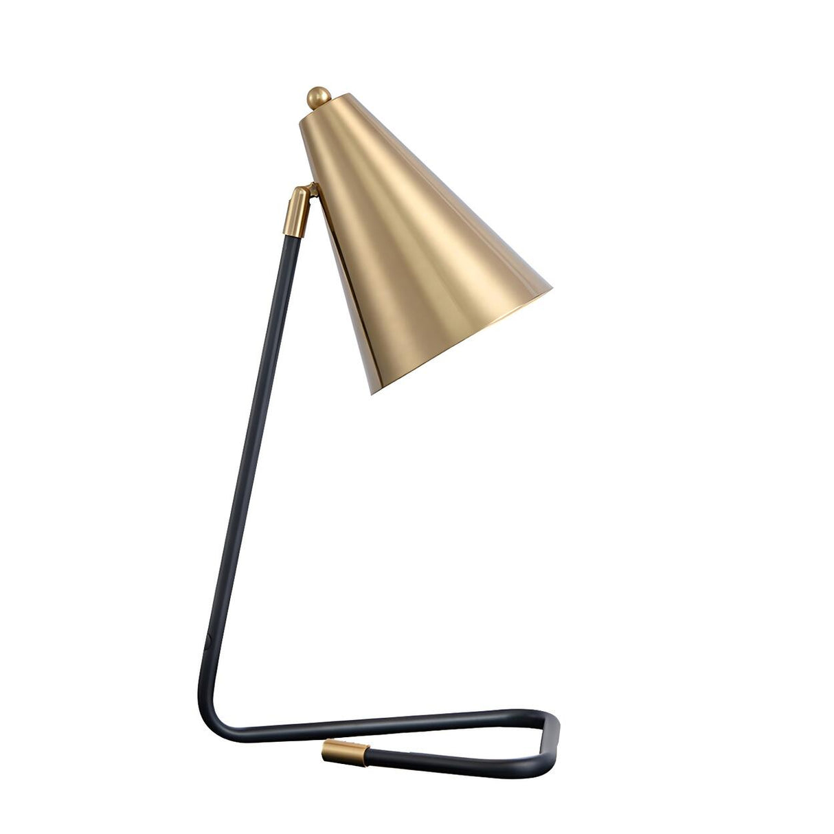 Living Room Stylish Metal Cone Shape Modern Table Lamp Image - 5