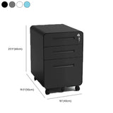 Lockable Steel Compact Rolling Storage Filing Cabinet Image - 12