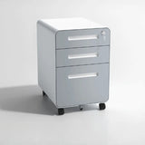 Lockable Steel Compact Rolling Storage Filing Cabinet Image - 7