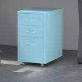 Lockable Steel Small Sliding Drawer Filing Cabinet Image - 11