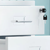 Lockable Steel Small Sliding Drawer Filing Cabinet Image - 13