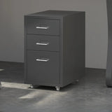 Lockable Steel Small Sliding Drawer Filing Cabinet Image - 14