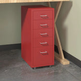 Lockable Steel Small Sliding Drawer Filing Cabinet Image - 17