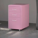 Lockable Steel Small Sliding Drawer Filing Cabinet Image - 2