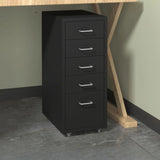 Lockable Steel Small Sliding Drawer Filing Cabinet Image - 20