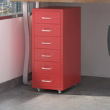 Lockable Steel Small Sliding Drawer Filing Cabinet Image - 21