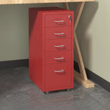 Lockable Steel Small Sliding Drawer Filing Cabinet Image - 38