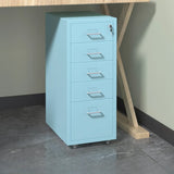 Lockable Steel Small Sliding Drawer Filing Cabinet Image - 39