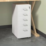 Lockable Steel Small Sliding Drawer Filing Cabinet Image - 41