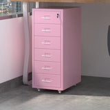 Lockable Steel Small Sliding Drawer Filing Cabinet Image - 43