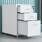 Lockable Steel Small Sliding Drawer Filing Cabinet Image - 7