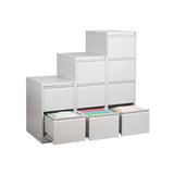 Lockable White Steel Small Storage Filing Cabinets Image - 17