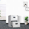 Lockable White Steel Small Storage Filing Cabinets Image - 2