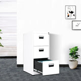 Lockable White Steel Small Storage Filing Cabinets Image - 27