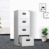 Lockable White Steel Small Storage Filing Cabinets Image - 29