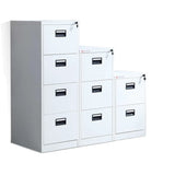 Lockable White Steel Small Storage Filing Cabinets Image - 8