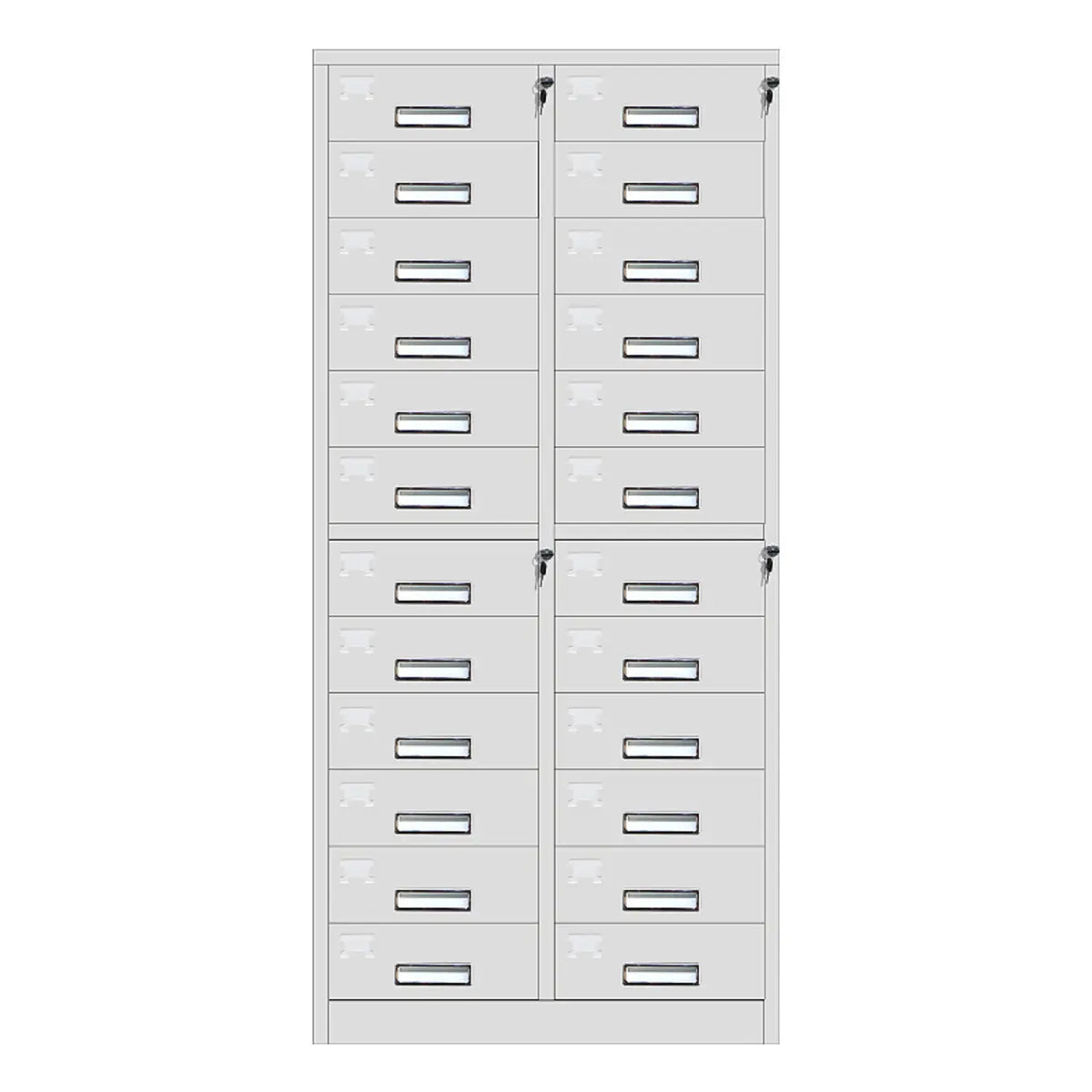 Locking Grey Metal Large Storage Drawer Filing Cabinet Image - 6