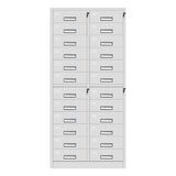 Locking Grey Metal Large Storage Drawer Filing Cabinet Image - 6