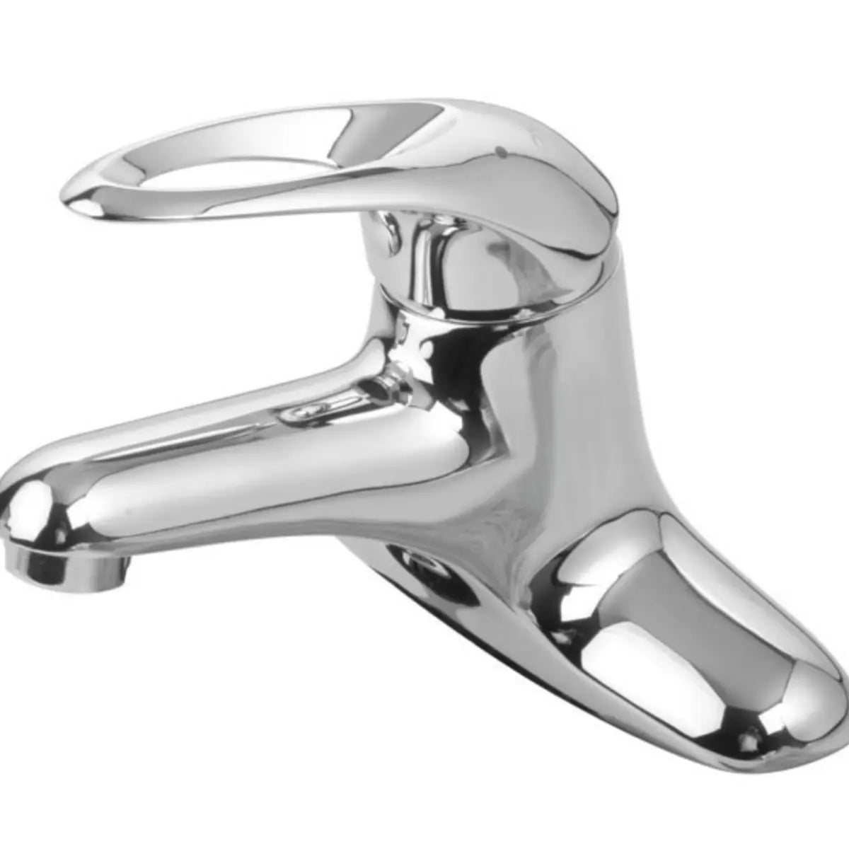 Low Arc Brass Chrome Bathroom Sink Faucet with Aerator Image - 3