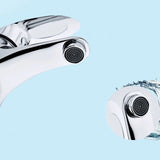 Low Arc Brass Chrome Bathroom Sink Faucet with Aerator Image - 5