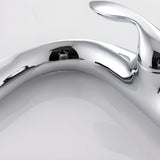 Low Arc Copper Touch Chrome Finish Vessel Sink Faucets Image - 10