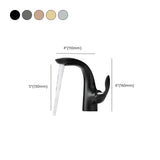 Low Arc Copper Touch Chrome Finish Vessel Sink Faucets #size