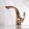 Low Arc Copper Touch Chrome Finish Vessel Sink Faucets Image - 4