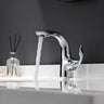 Low Arc Copper Touch Chrome Finish Vessel Sink Faucets Image - 7