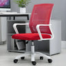 Lumbar Support White Modern Ergonomic Mesh Office Chair Image - 16