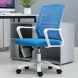 Lumbar Support White Modern Ergonomic Mesh Office Chair Image - 18