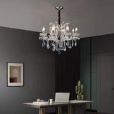 Luxurious Candelabra Adjustable Height Crystal Chandelier Image - 3