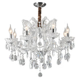 Luxurious Candelabra Adjustable Height Crystal Chandelier Image - 5