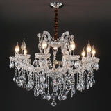 Luxurious Candelabra Adjustable Height Crystal Chandelier Image - 6