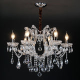 Luxurious Candelabra Adjustable Height Crystal Chandelier Image - 7