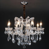 Luxurious Candelabra Adjustable Height Crystal Chandelier Image - 8