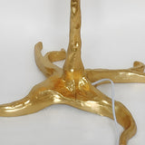 Luxurious Gold Branch Base and Feather Floor Lamp Image - 12