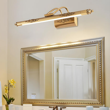 Luxurious Gold Geometric LED Bathroom Vanity Light  Image - 1