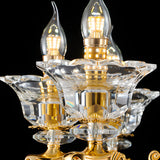 Luxurious Grand Golden Crystal Chandelier Image - 10