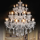 Luxurious Multi-Tier Crystal Candelabra Glass Chandelier Image - 1