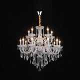 Luxurious Multi-Tier Crystal Candelabra Glass Chandelier Image - 2