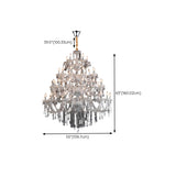 Luxurious Multi-Tier Crystal Candelabra Glass Chandelier Image - 23