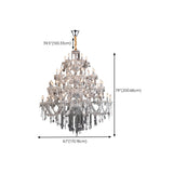 Luxurious Multi-Tier Crystal Candelabra Glass Chandelier Image - 26